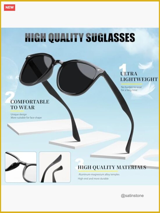 Retro Photochromic Polarized Sunglasses for Women Men Vintage Style main image 6